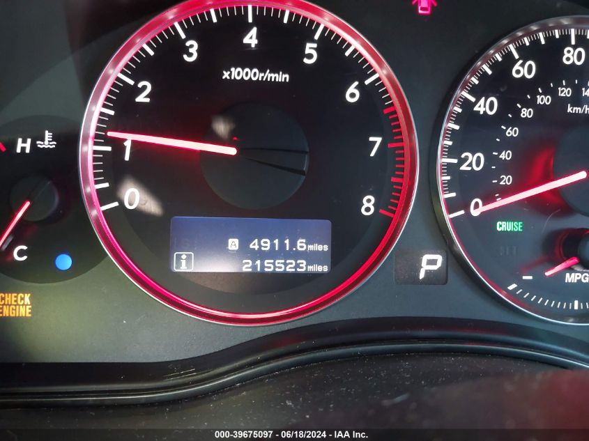 2008 Subaru Legacy 2.5Gt Limited VIN: 4S3BL676284201433 Lot: 39675097