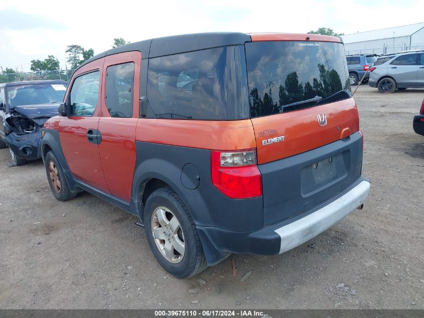 2004 Honda Element Ex VIN: 5J6YH18554L003525 Lot: 39675110