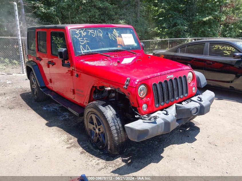 2017 JEEP WRANGLER UNLIMITED SPORT - 1C4BJWDG8HL710208