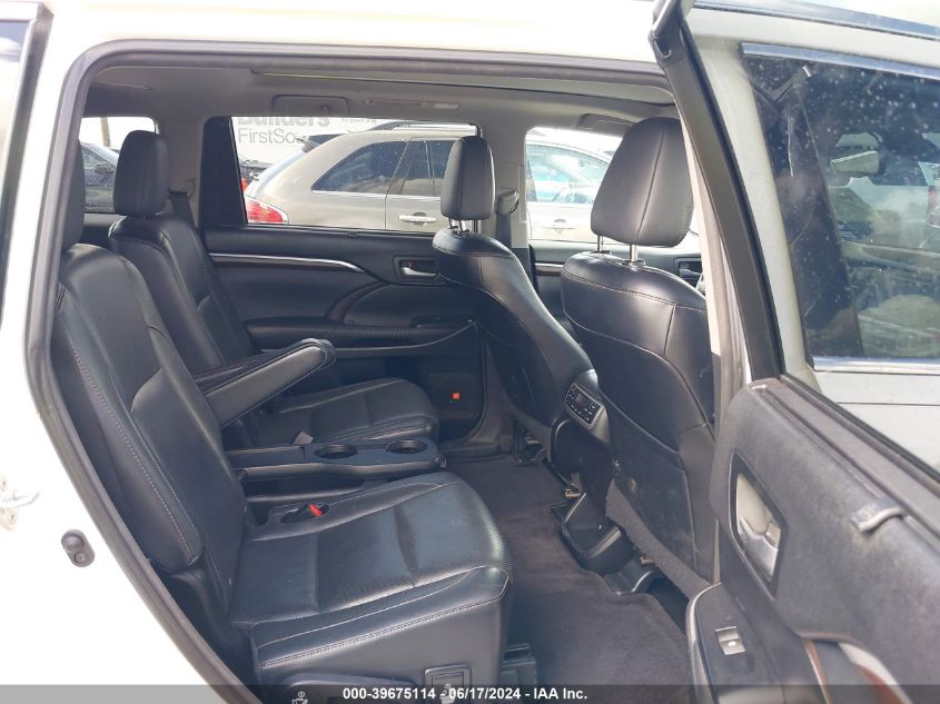 2015 Toyota Highlander Limited Platinum V6 VIN: 5TDYKRFH3FS083525 Lot: 39675114