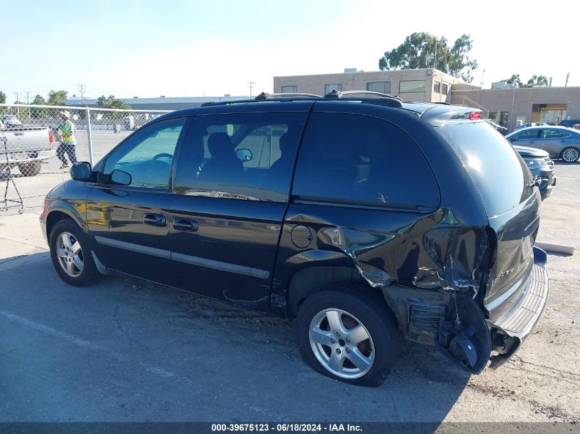 2006 Dodge Caravan Sxt VIN: 1D8GP45R86B534032 Lot: 39675123