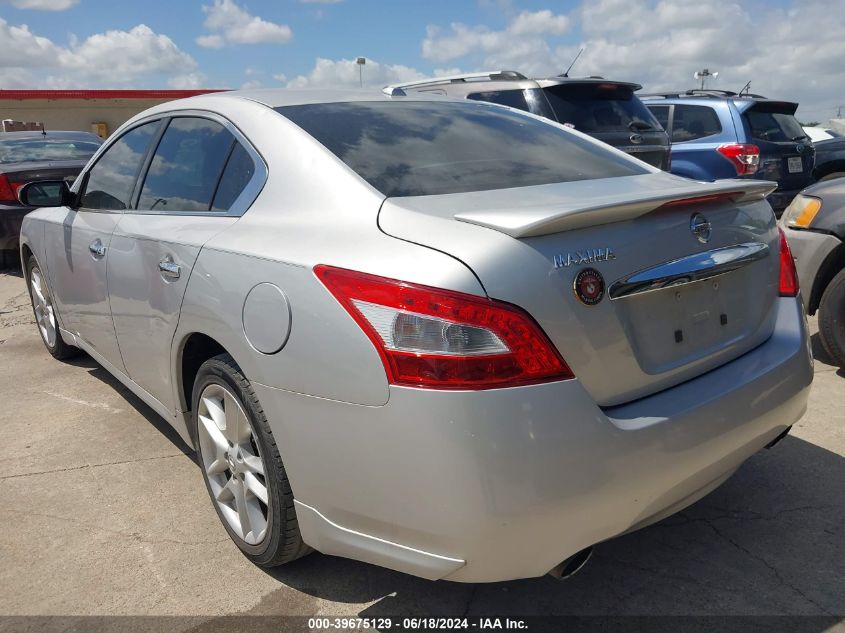 2011 Nissan Maxima 3.5 Sv VIN: 1N4AA5AP0BC822881 Lot: 39675129