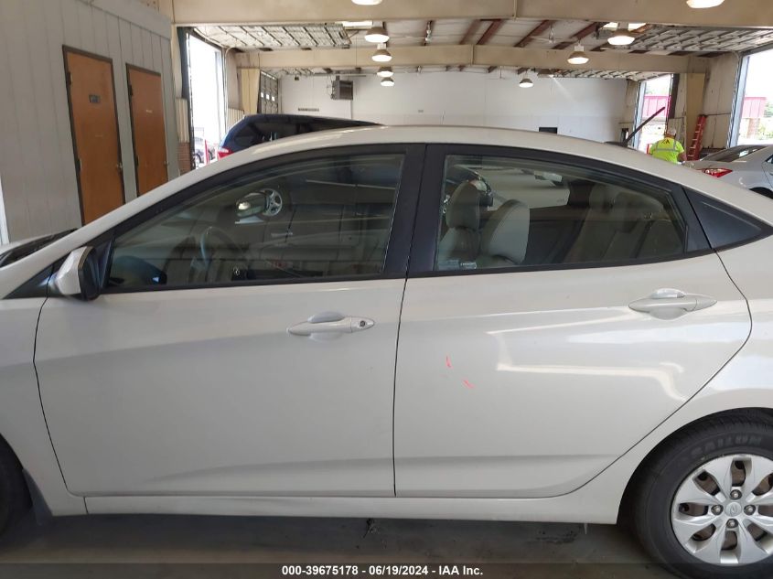 2016 Hyundai Accent Se VIN: KMHCT4AE2GU049561 Lot: 39675178
