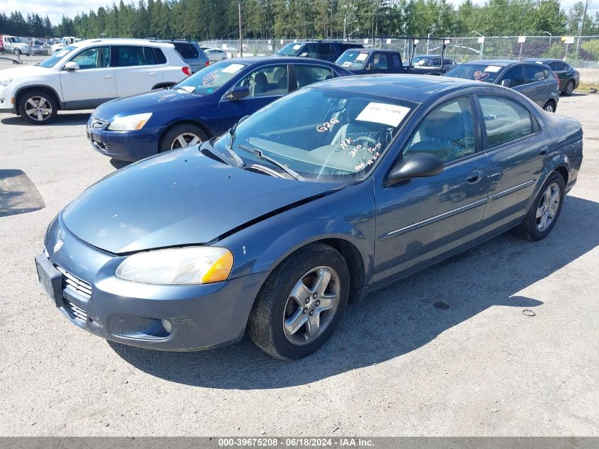 2002 Dodge Stratus Es VIN: 1B3EL56R32N162258 Lot: 39675208