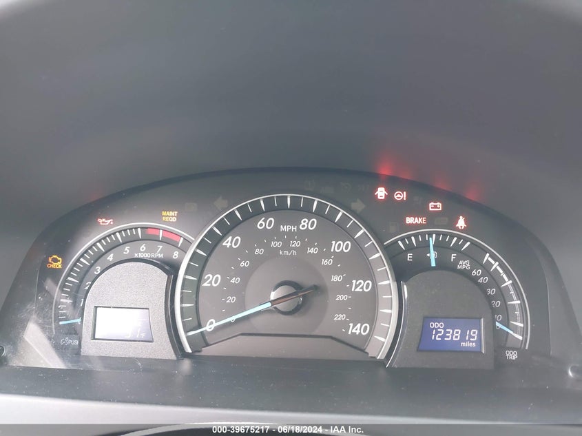 2012 Toyota Camry Le VIN: 4T1BF1FK5CU513467 Lot: 39675217