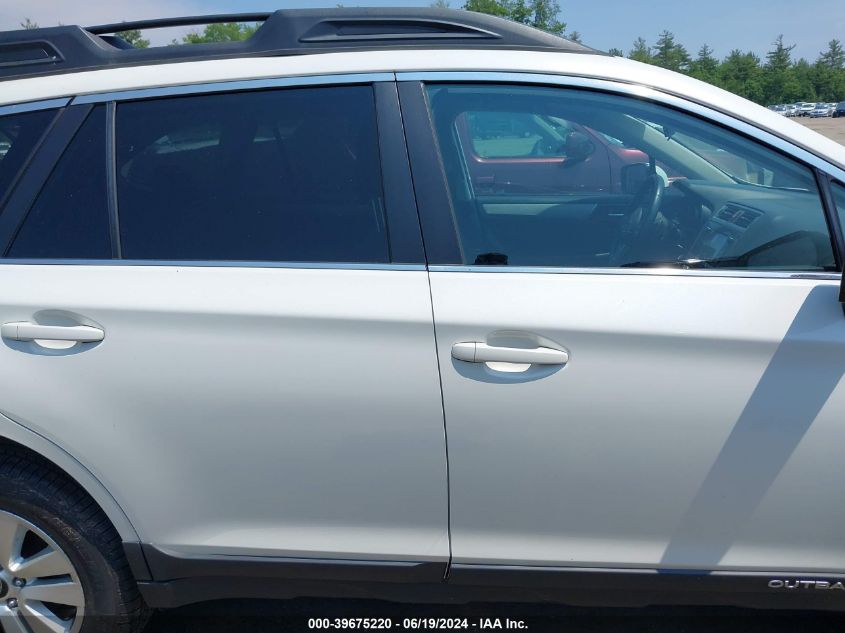 2016 Subaru Outback 2.5I Premium VIN: 4S4BSACC8G3297814 Lot: 39675220