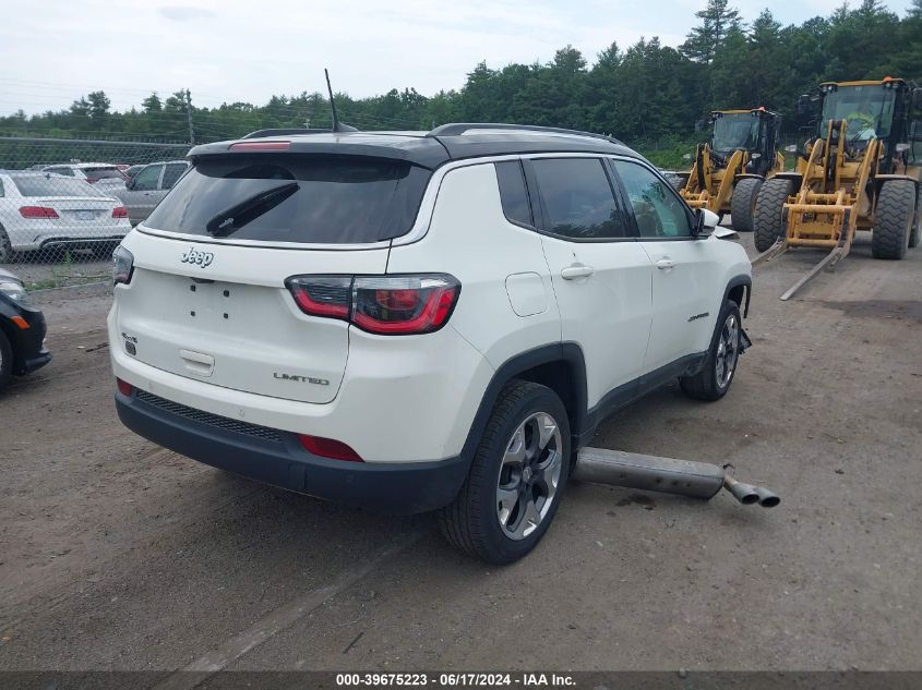 2018 Jeep Compass Limited 4X4 VIN: 3C4NJDCB5JT116516 Lot: 39675223