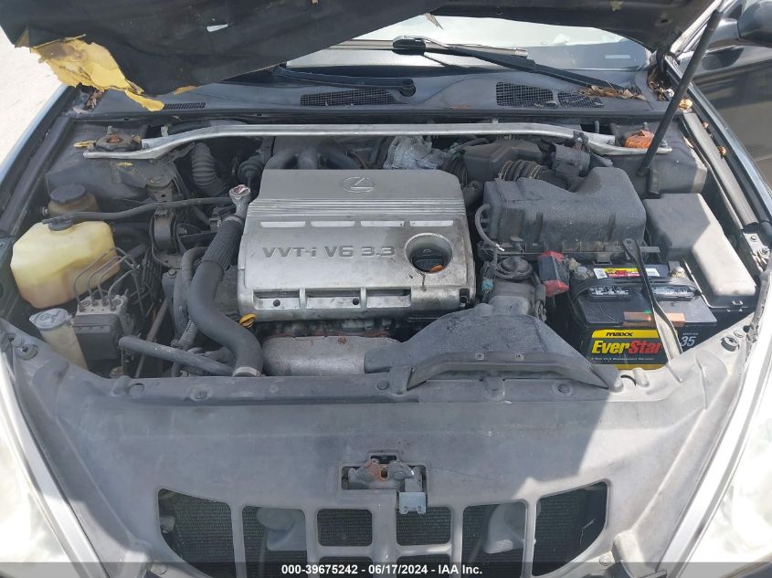 2005 Lexus Es 330 VIN: JTHBA30G950024386 Lot: 39675242