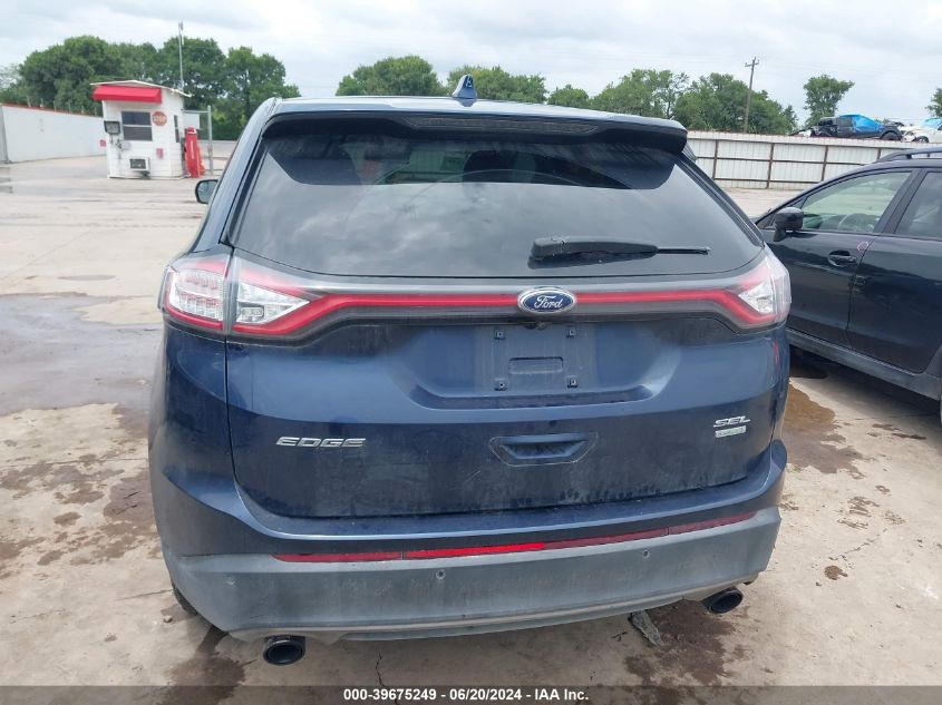 2017 Ford Edge Sel VIN: 2FMPK3J90HBB62353 Lot: 39675249