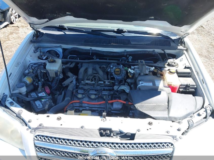 2006 Toyota Highlander Hybrid VIN: JTEEW21A460029013 Lot: 39675259