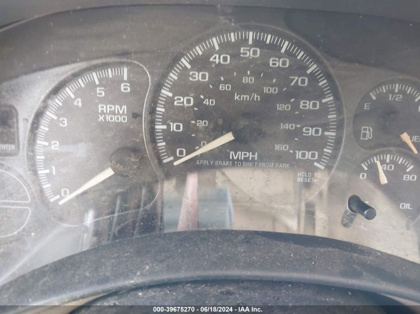 2001 Chevrolet Tahoe Lt VIN: 1GNEC13T11R223564 Lot: 39675270