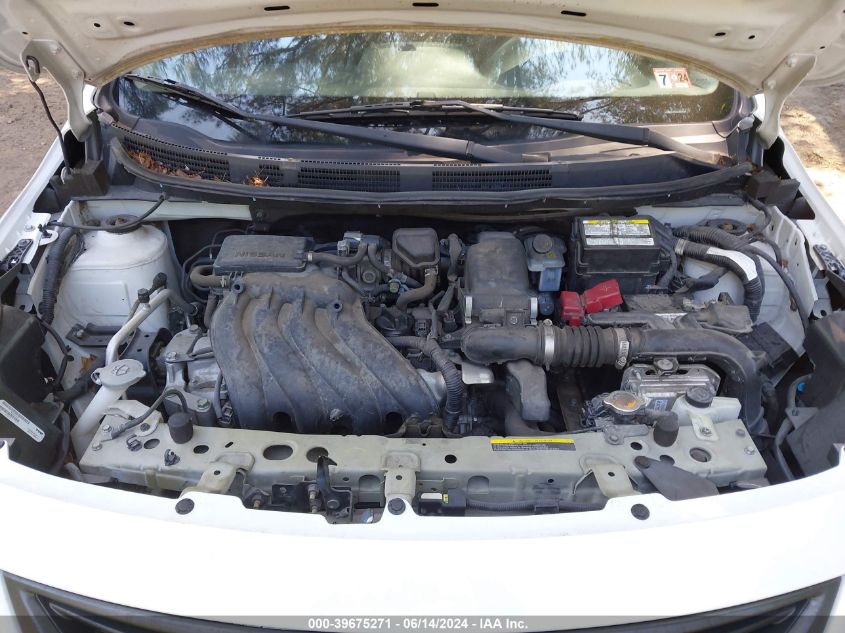 2013 Nissan Versa 1.6 S+ VIN: 3N1CN7AP9DL893834 Lot: 39675271