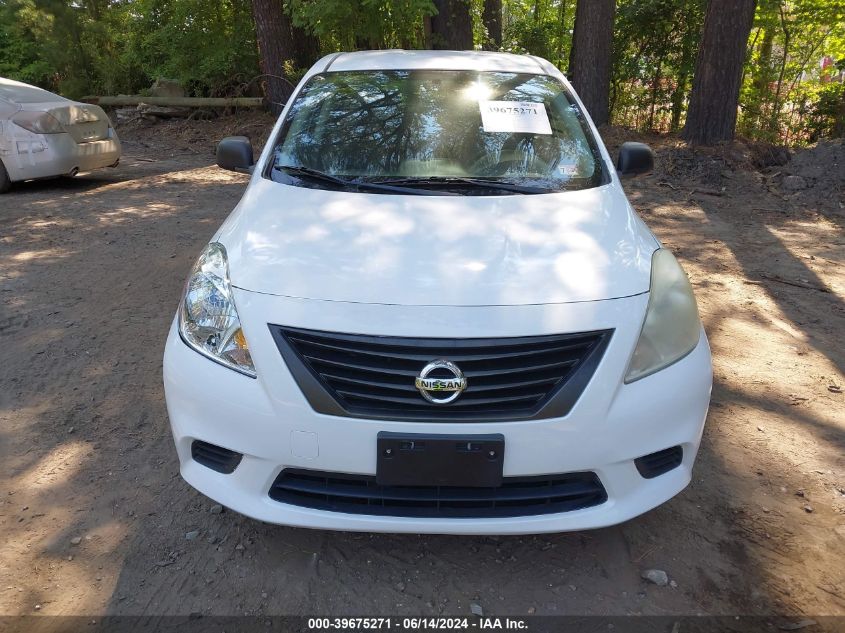 2013 Nissan Versa 1.6 S+ VIN: 3N1CN7AP9DL893834 Lot: 39675271