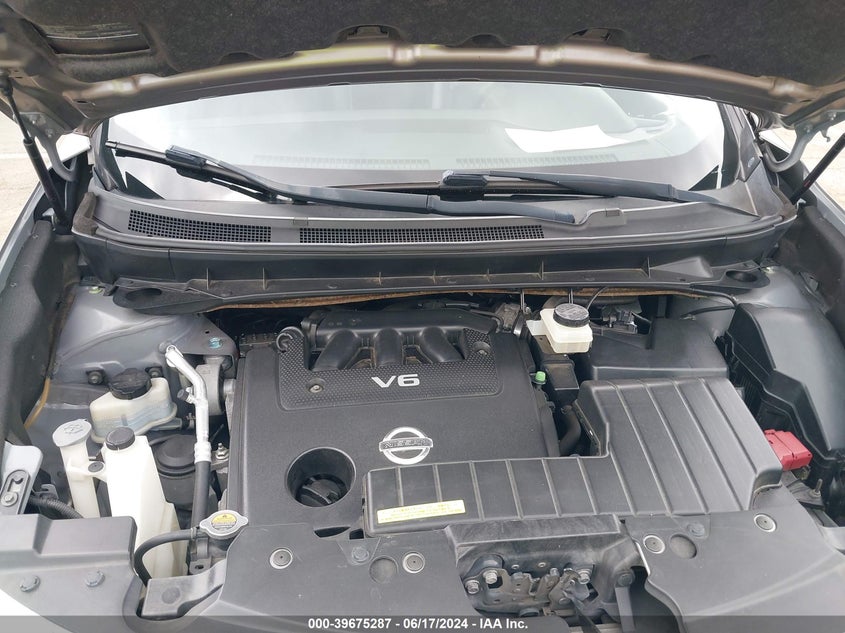 2012 Nissan Murano Sl VIN: JN8AZ1MU7CW110935 Lot: 39675287