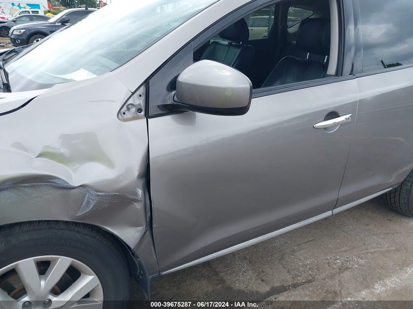 2012 Nissan Murano Sl VIN: JN8AZ1MU7CW110935 Lot: 39675287