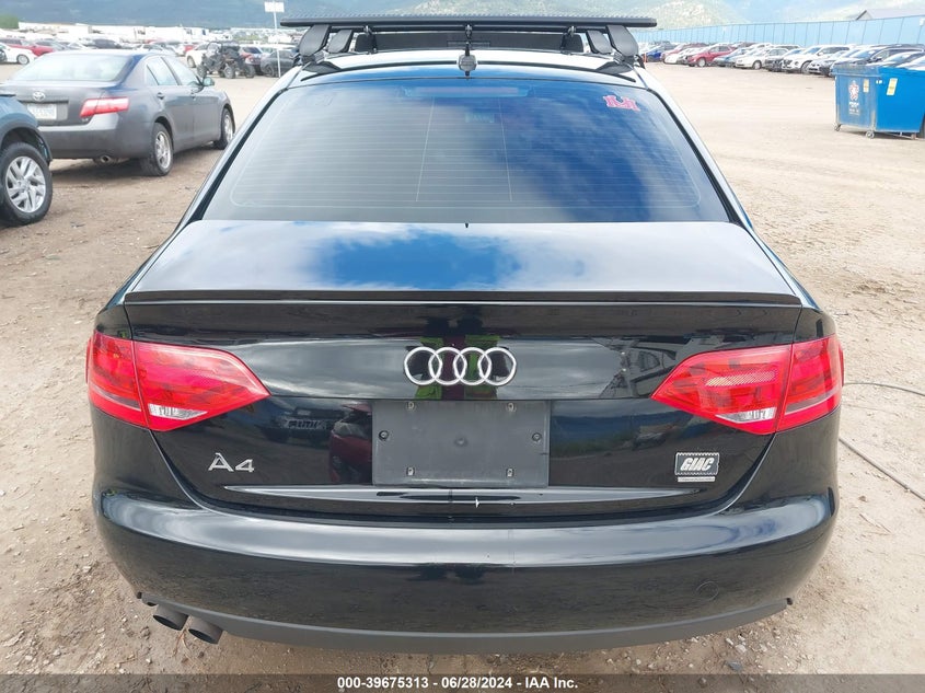 2009 Audi A4 2.0T Premium VIN: WAULF78K39N010898 Lot: 39675313