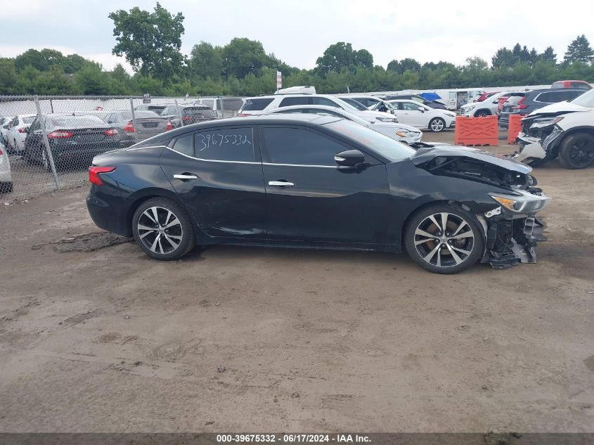 2018 Nissan Maxima 3.5 Sl VIN: 1N4AA6AP0JC381080 Lot: 39675332