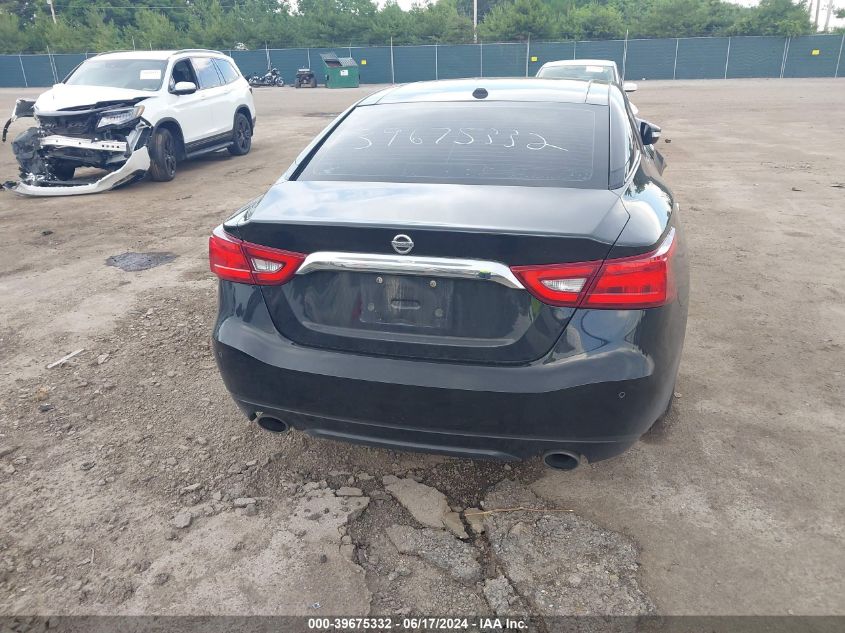 2018 Nissan Maxima 3.5 Sl VIN: 1N4AA6AP0JC381080 Lot: 39675332