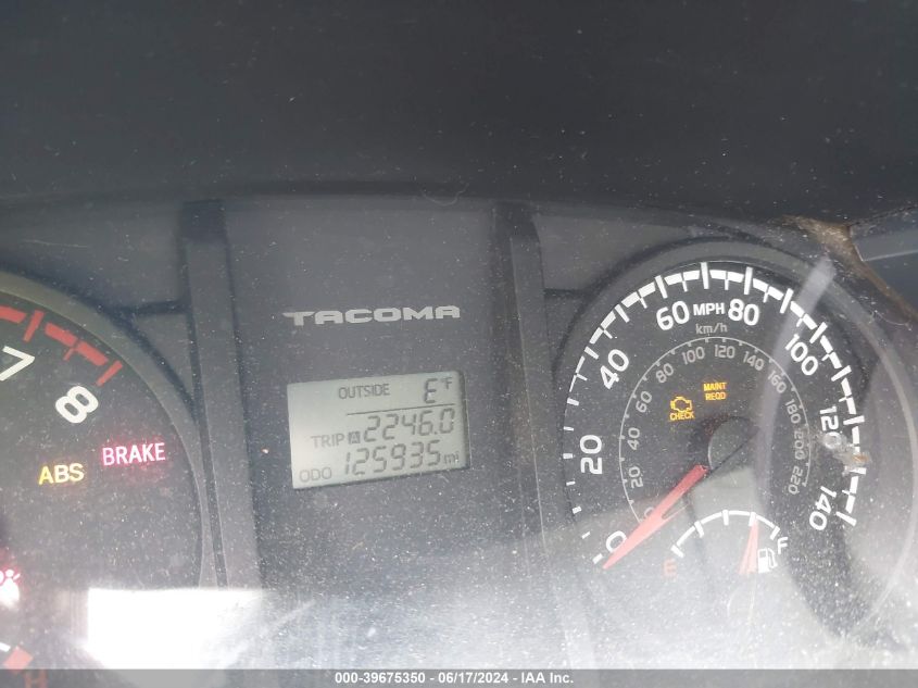 2016 Toyota Tacoma Sr VIN: 5TFRX5GN9GX055825 Lot: 39675350