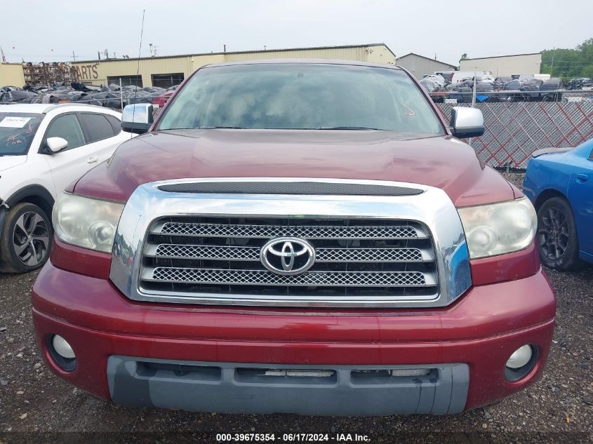 2007 Toyota Tundra Limited 5.7L V8 VIN: 5TBBV581X7S450758 Lot: 39675354
