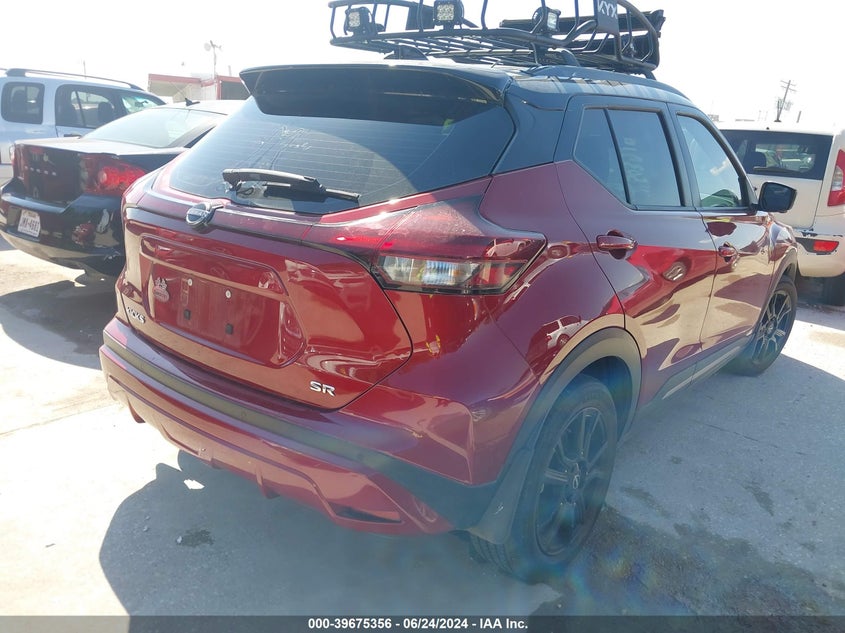 2022 Nissan Kicks Sr Xtronic Cvt VIN: 3N1CP5DV6NL503718 Lot: 39675356