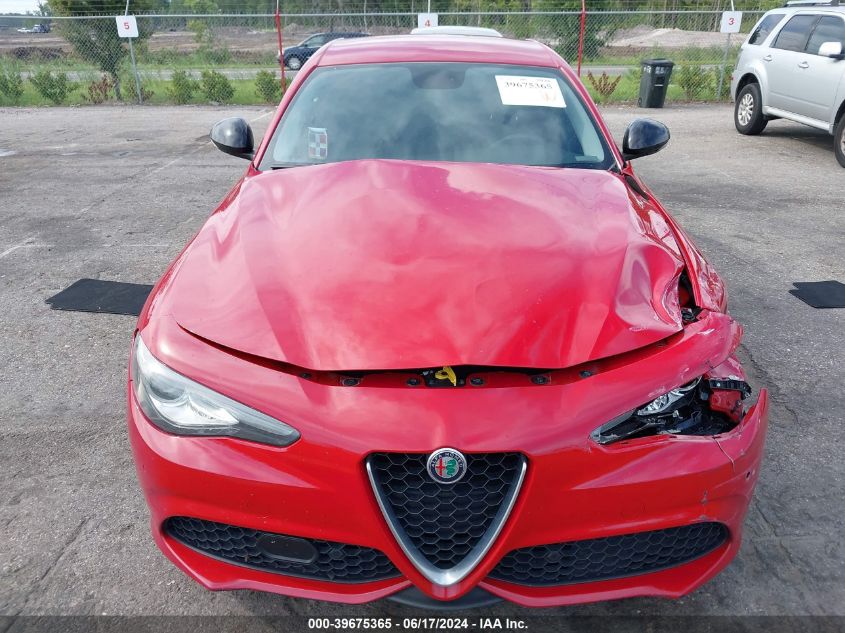 2018 Alfa Romeo Giulia Ti Sport Rwd VIN: ZARFAECN4J7567466 Lot: 39675365