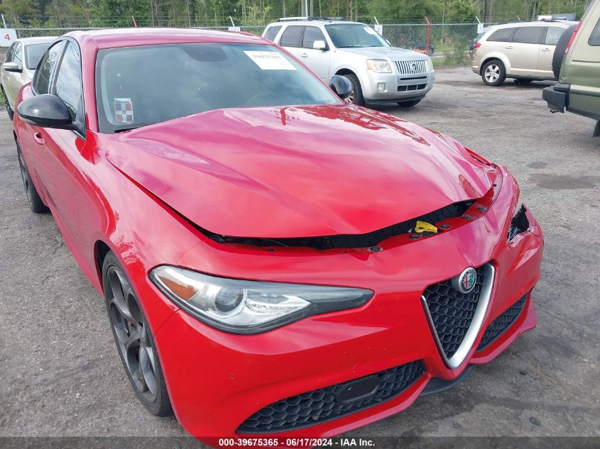 2018 Alfa Romeo Giulia Ti Sport Rwd VIN: ZARFAECN4J7567466 Lot: 39675365