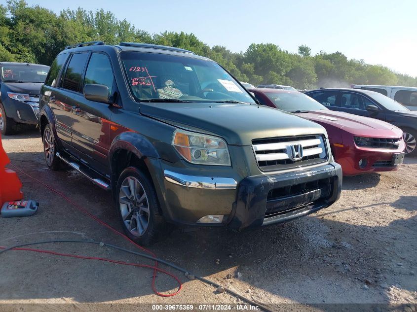 2006 Honda Pilot Ex-L VIN: 2HKYF185X6H529698 Lot: 39675369