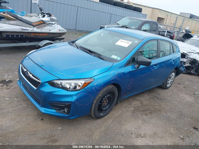 2019 Subaru Impreza 2.0I VIN: 4S3GTAA65K3726596 Lot: 39675388