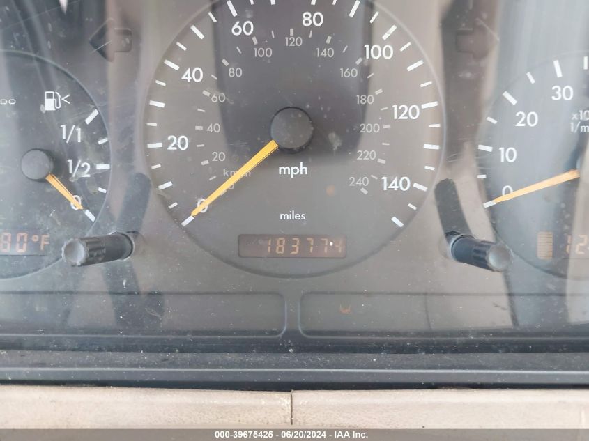 2002 Mercedes-Benz Ml 500 500 VIN: 4JGAB75E52A325375 Lot: 39675425