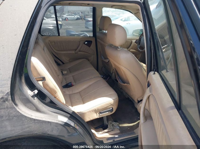 2002 Mercedes-Benz Ml 500 500 VIN: 4JGAB75E52A325375 Lot: 39675425