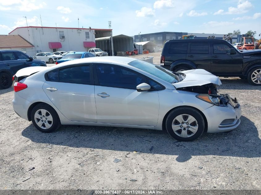 2015 Kia Forte Lx VIN: KNAFK4A62F5386797 Lot: 39675437