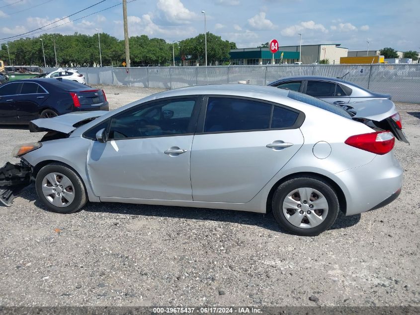 2015 Kia Forte Lx VIN: KNAFK4A62F5386797 Lot: 39675437