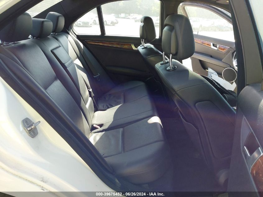 2012 Mercedes-Benz C 250 Luxury/Sport VIN: WDDGF4HB5CA636556 Lot: 39675452