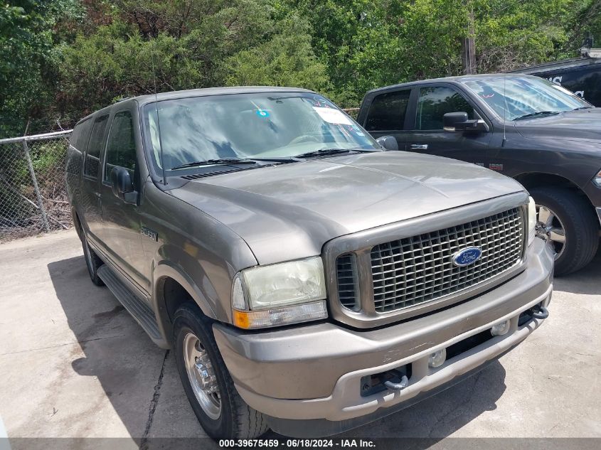 2002 Ford Excursion Limited VIN: 1FMNU42FX2ED37392 Lot: 39675459