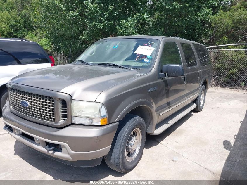 2002 Ford Excursion Limited VIN: 1FMNU42FX2ED37392 Lot: 39675459