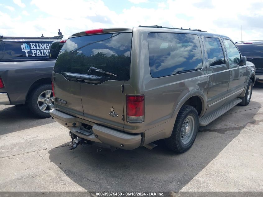 2002 Ford Excursion Limited VIN: 1FMNU42FX2ED37392 Lot: 39675459