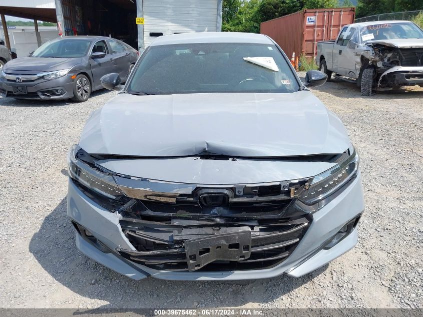 2021 Honda Accord Sport VIN: 1HGCV1F36MA100000 Lot: 39675462