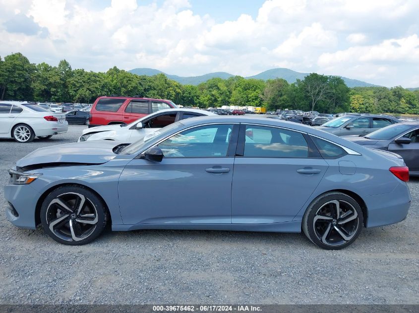 2021 Honda Accord Sport VIN: 1HGCV1F36MA100000 Lot: 39675462