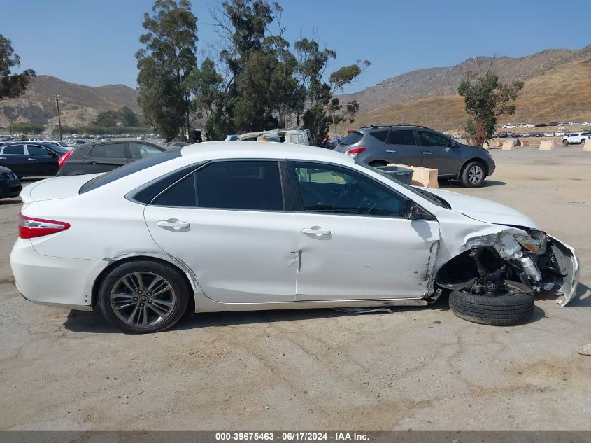 2016 Toyota Camry Se VIN: 4T1BF1FK2GU226951 Lot: 39675463