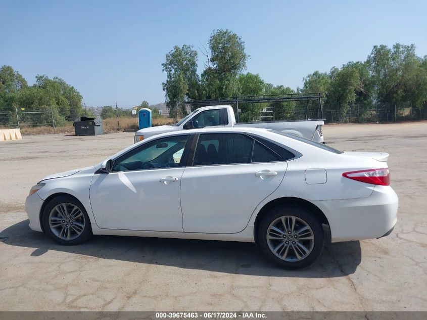 2016 Toyota Camry Se VIN: 4T1BF1FK2GU226951 Lot: 39675463