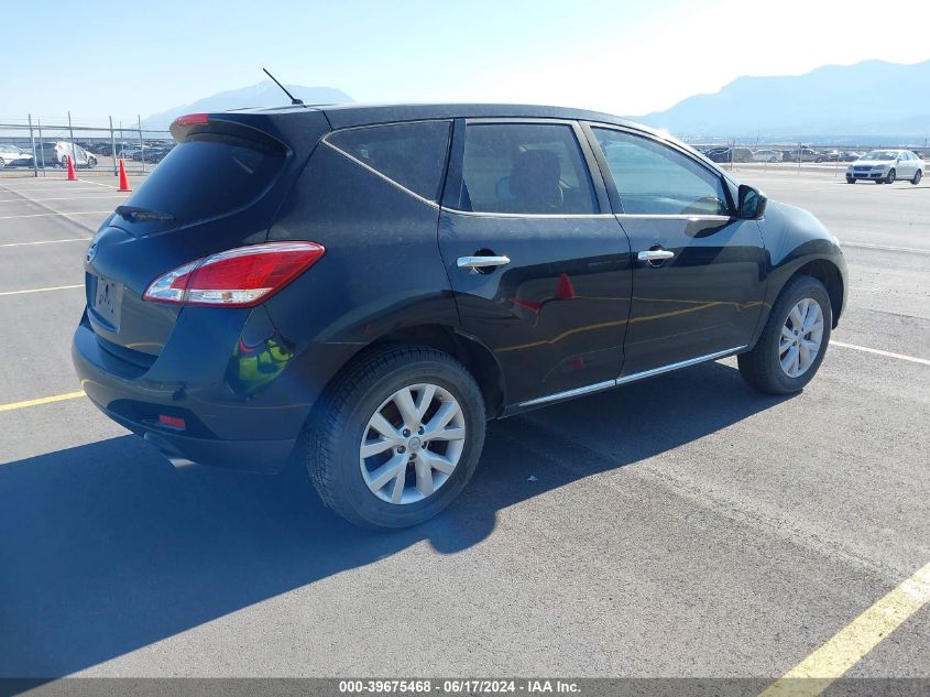 2012 Nissan Murano S VIN: JN8AZ1MU5CW110139 Lot: 39675468