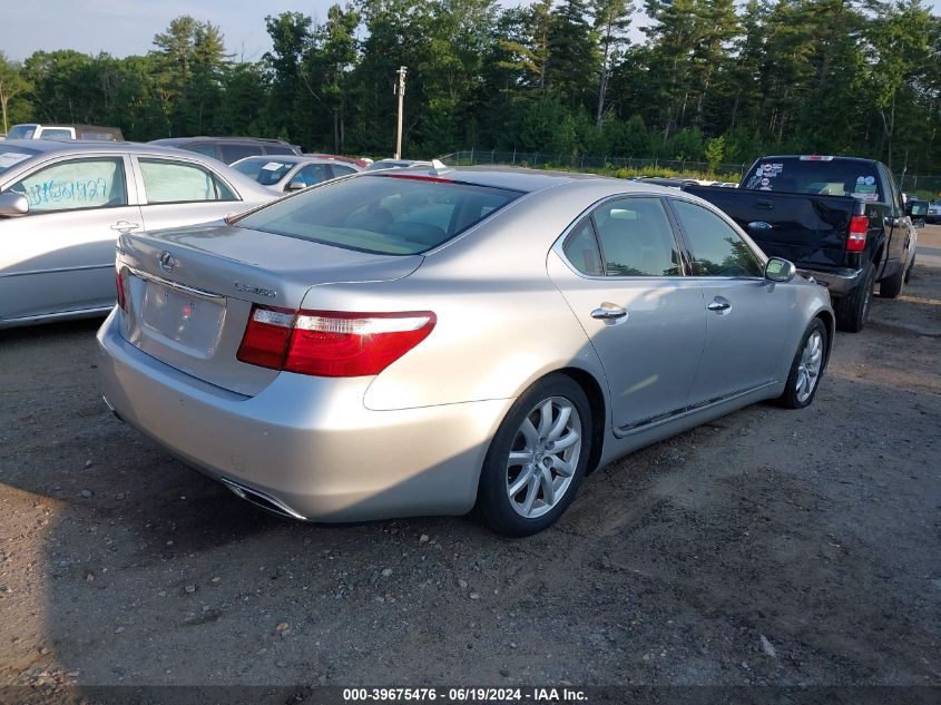 2007 Lexus Ls 460 460 VIN: JTHBL46F375036411 Lot: 39675476