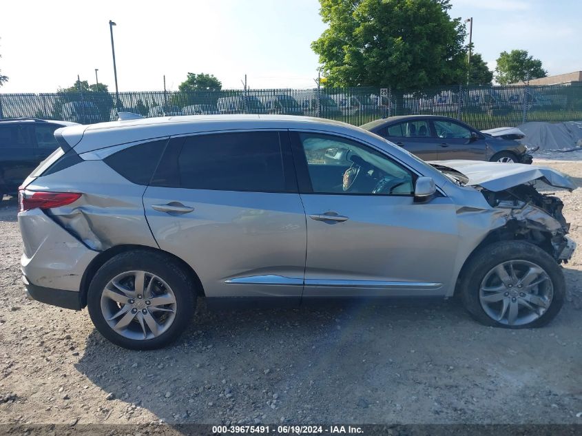 2020 Acura Rdx Advance VIN: 5J8TC2H79LL016199 Lot: 39675491