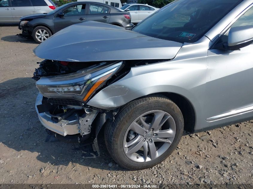 2020 Acura Rdx Advance VIN: 5J8TC2H79LL016199 Lot: 39675491