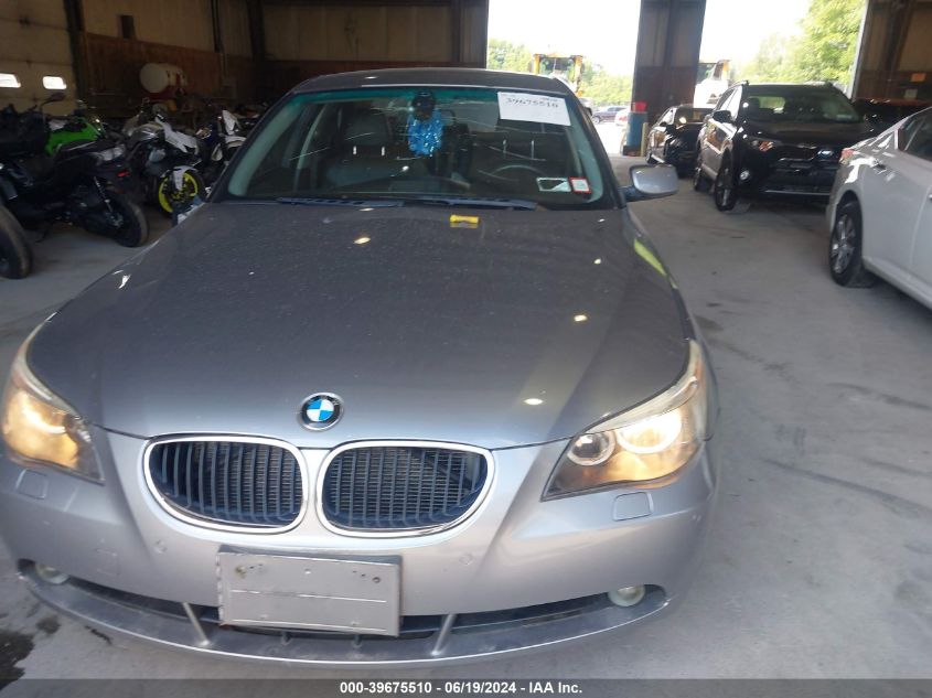 2006 BMW 525Xi VIN: WBANF335X6CB86408 Lot: 39675510