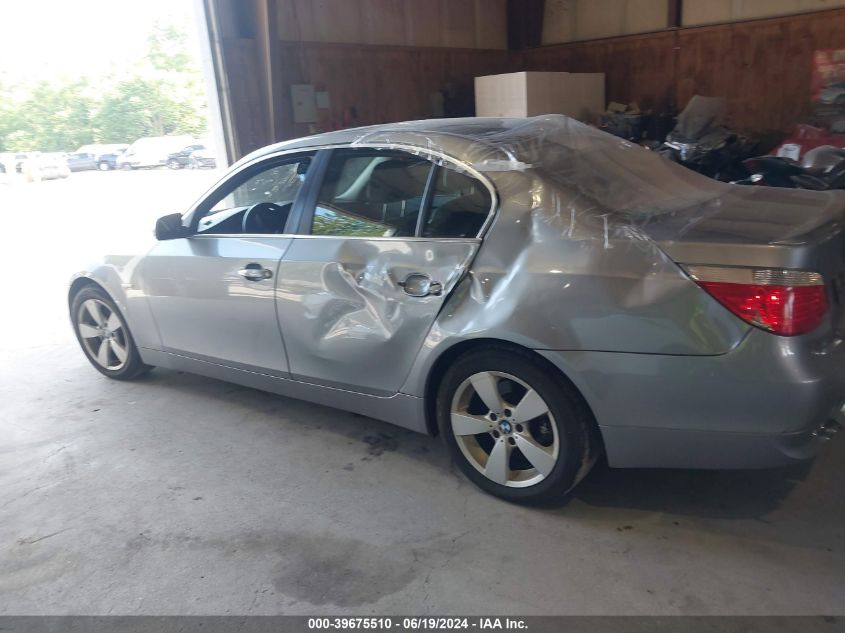 2006 BMW 525Xi VIN: WBANF335X6CB86408 Lot: 39675510