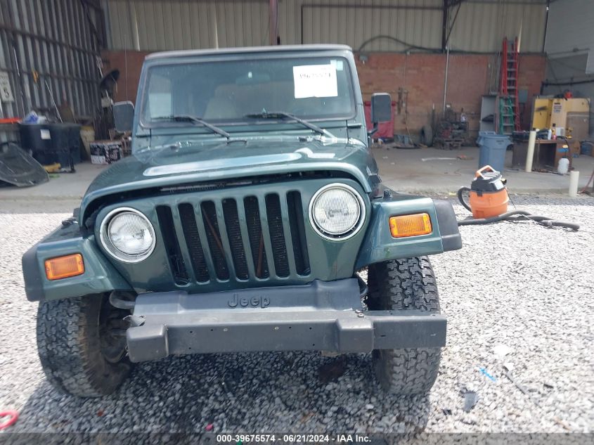 2002 Jeep Wrangler X VIN: 1J4FA39S42P707653 Lot: 39675574