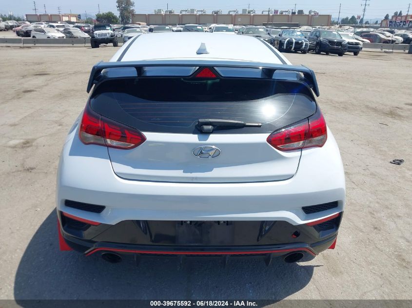 2020 Hyundai Veloster N VIN: KMHT36AHXLU004027 Lot: 39675592