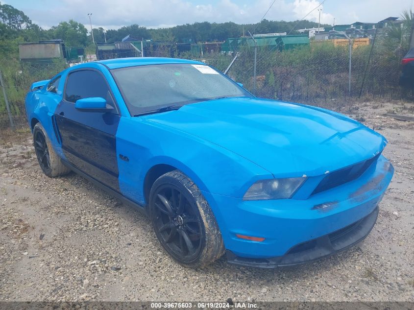 2012 Ford Mustang Gt Premium VIN: 1ZVBP8CFXC5253821 Lot: 39675603